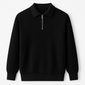 Half Zip Knit Sweater Old Money Style