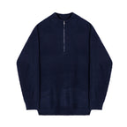 High Neck Half Zip Sweater