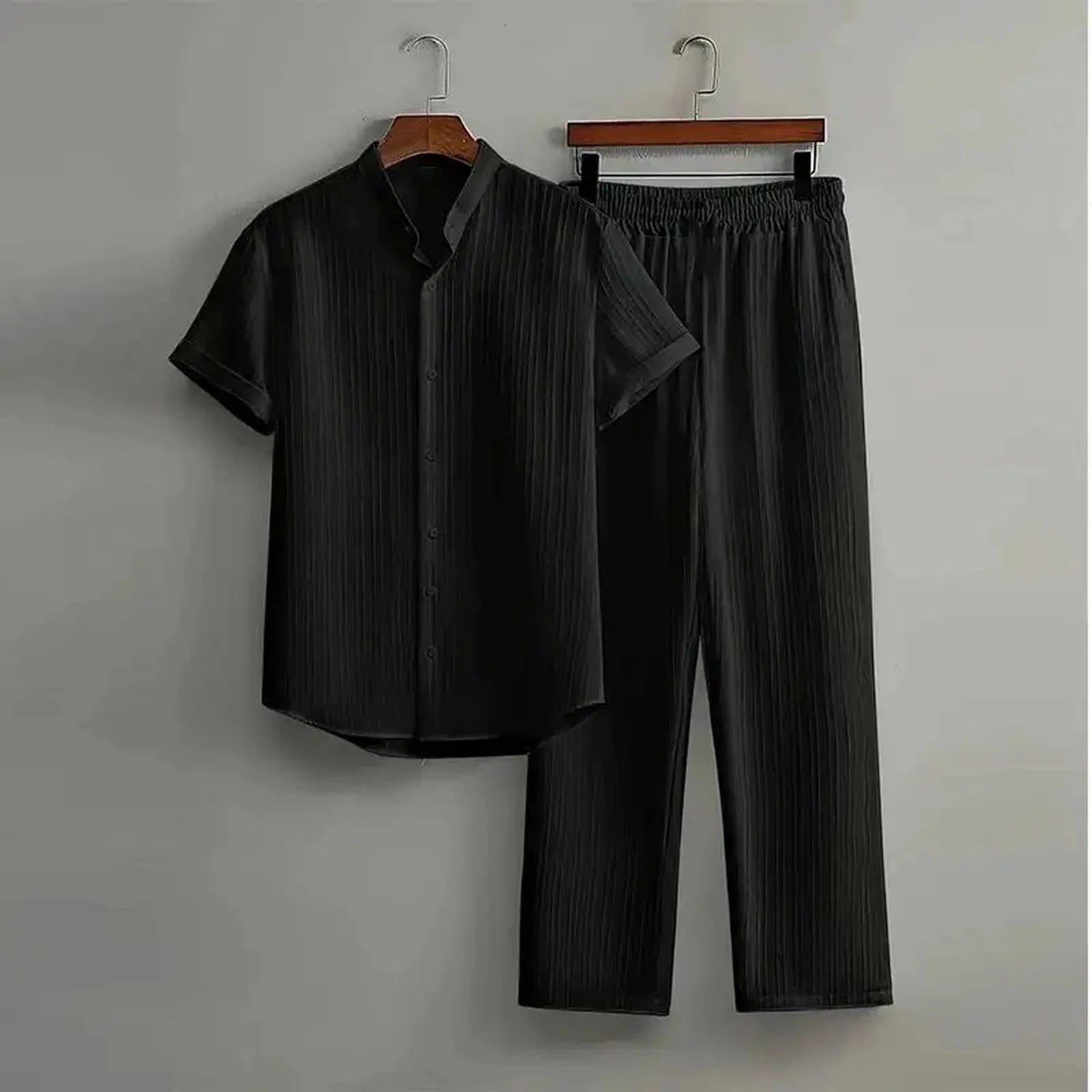 Men’s Summer Co-ord Set Short Sleeve Shirt & Pants