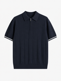 Luxury Contrast Polo Shirt