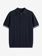 Luxury Contrast Polo Shirt