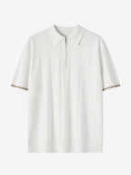 Luxury Contrast Polo Shirt