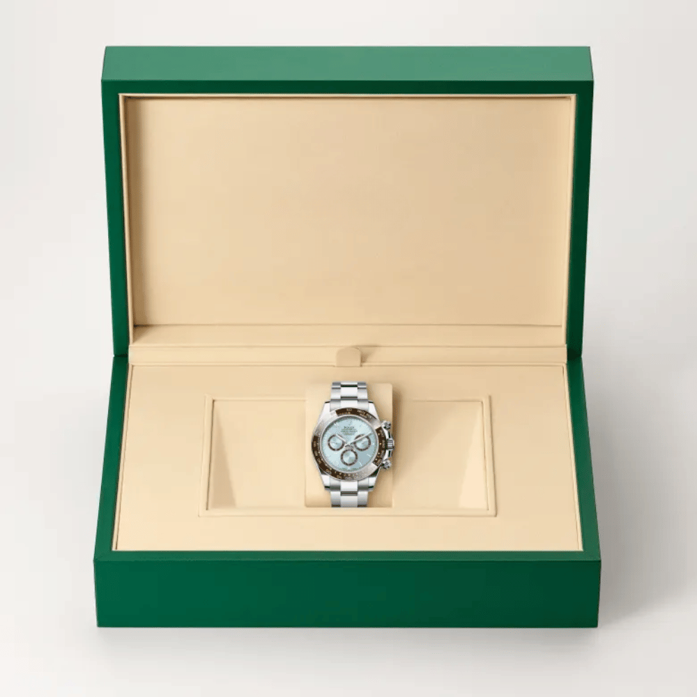Speed Racing 40mm Chronograph Watch Ice Blue Dial